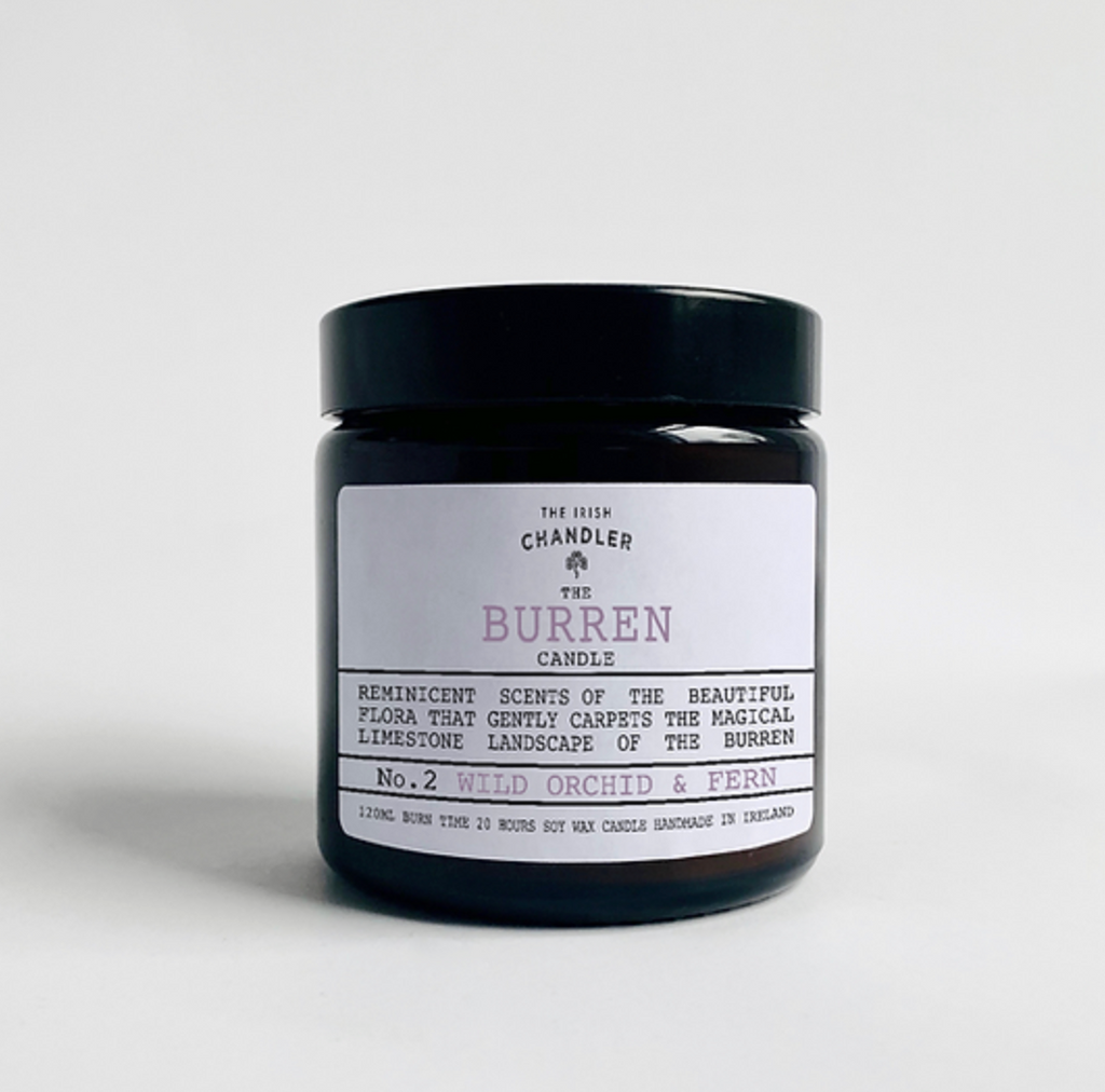 The Irish Chandler | The Burren Candle (Wild Orchid and Fern)