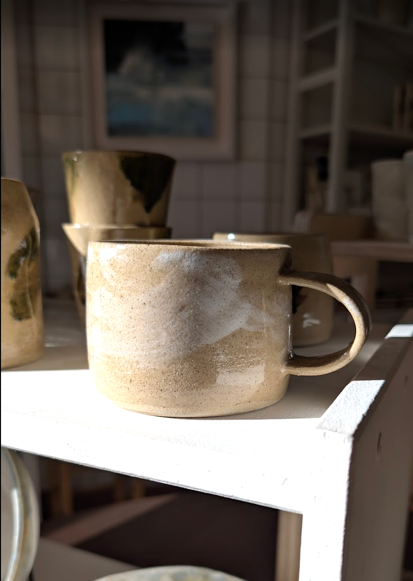 Laura Boyd Ceramics | Wheel Thrown Stoneware Mug | Sand