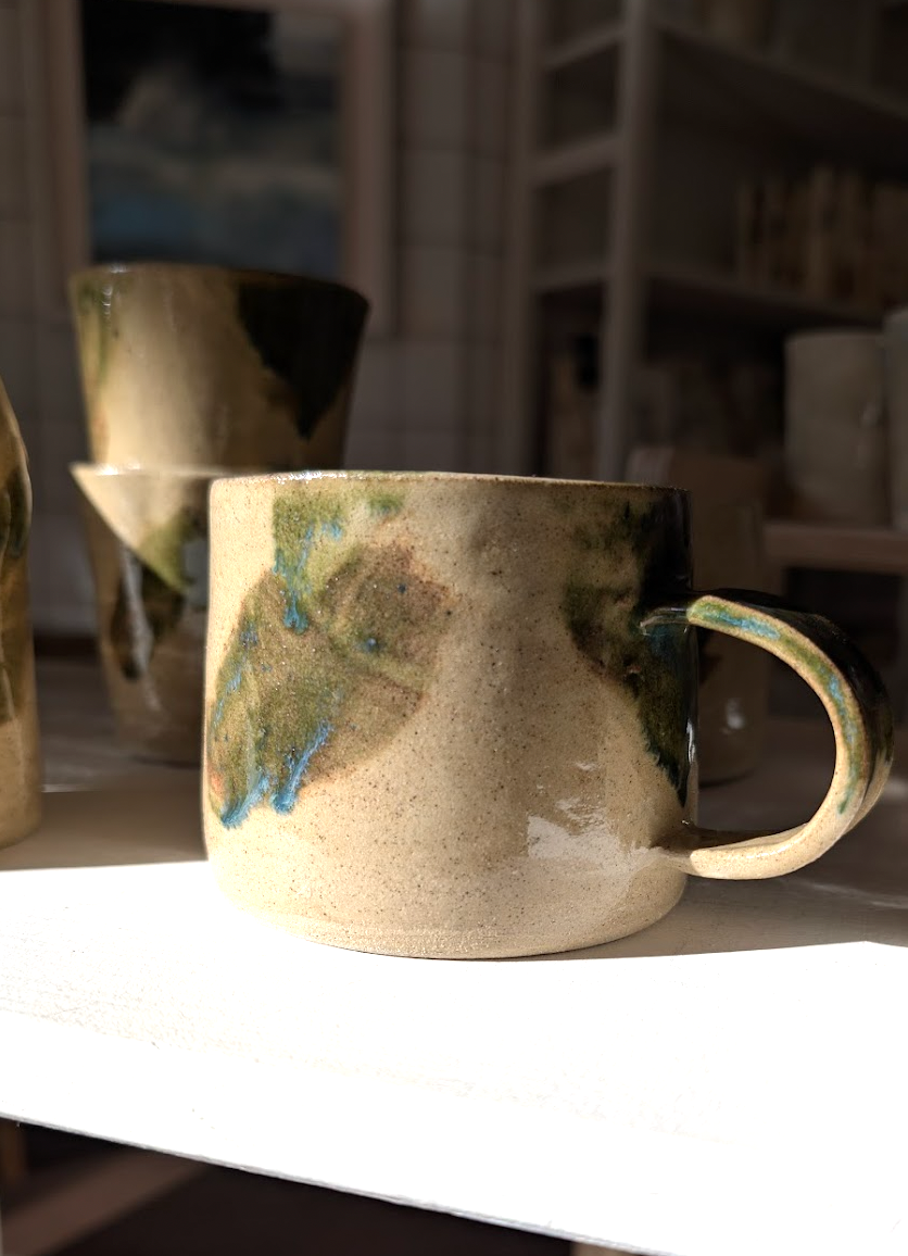 Laura Boyd Ceramics | Wheel Thrown Stoneware Mug | Splash