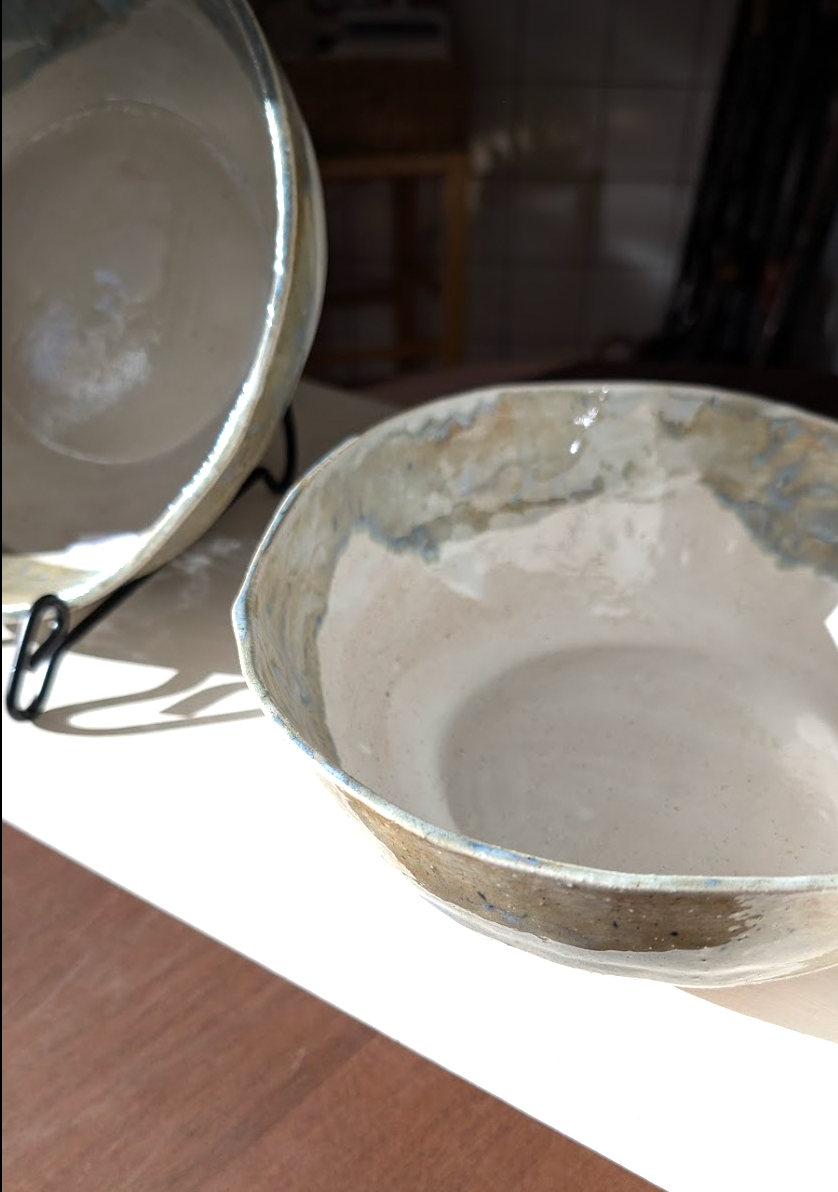 Laura Boyd Ceramics | Hand-built Stoneware Serving Bowl | Shore