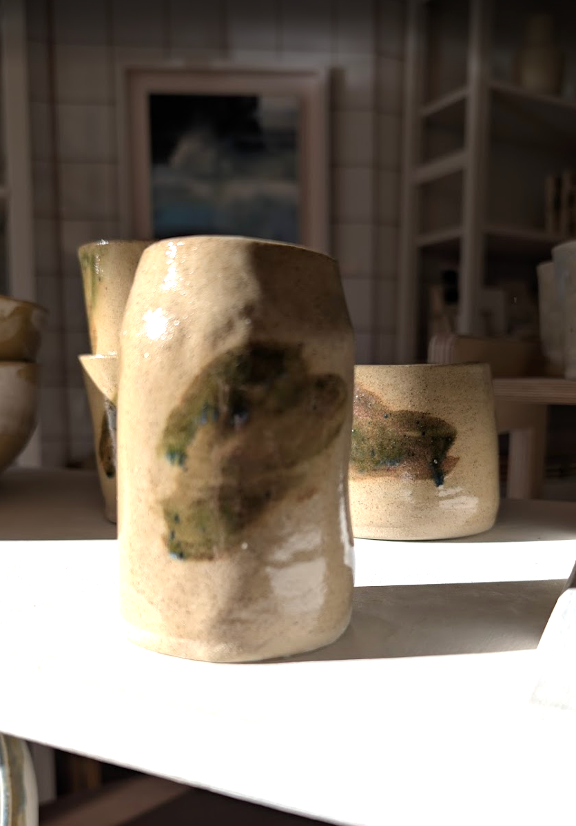 Laura Boyd Ceramics | Hand-built Stoneware Bud Vase | Splash