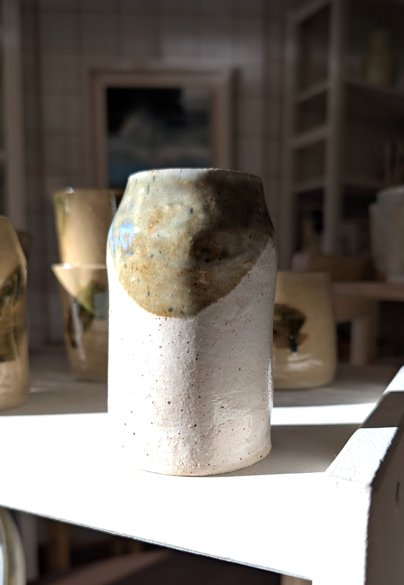 Laura Boyd Ceramics | Hand-built Stoneware Bud Vase | Shore