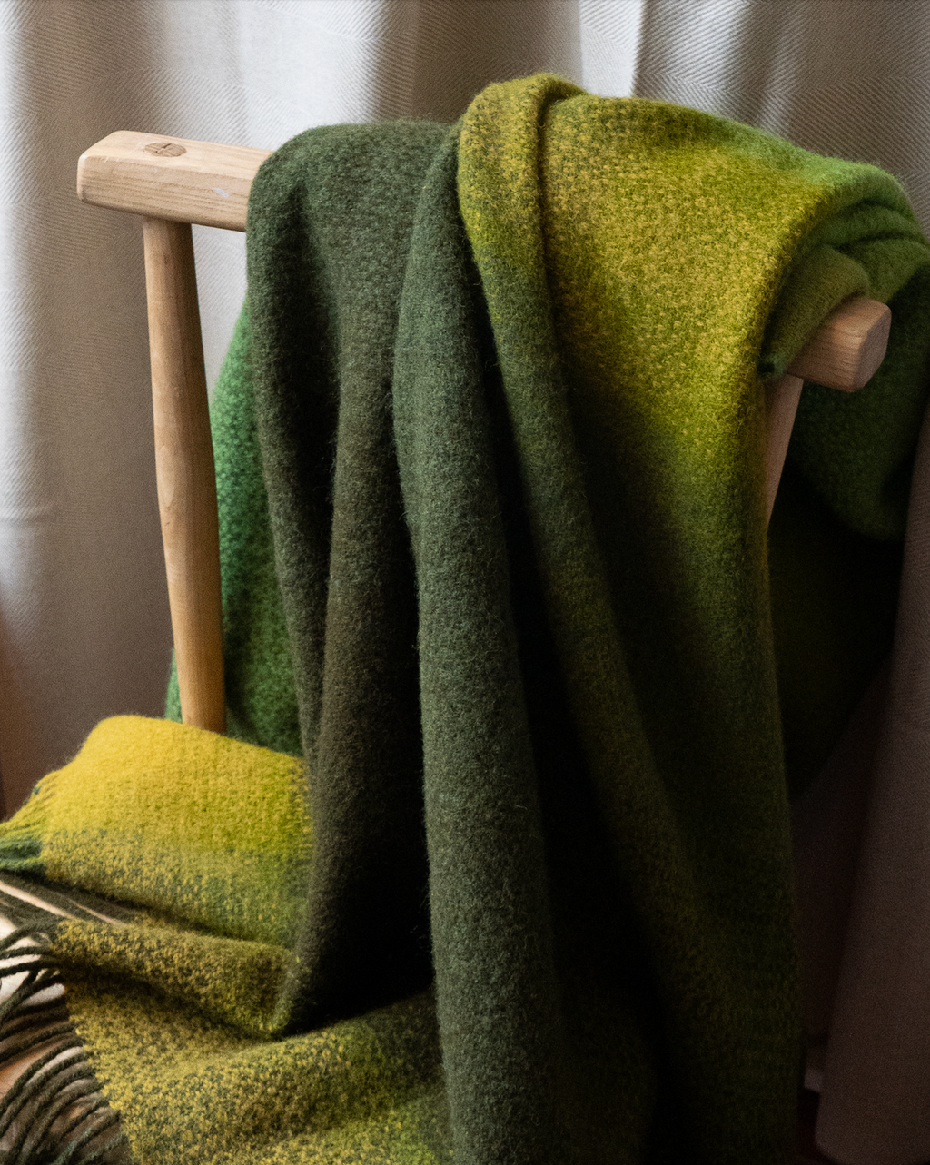 Ellie Dunne | Native Irish Wool Blanket | 40SHADES™ of Green