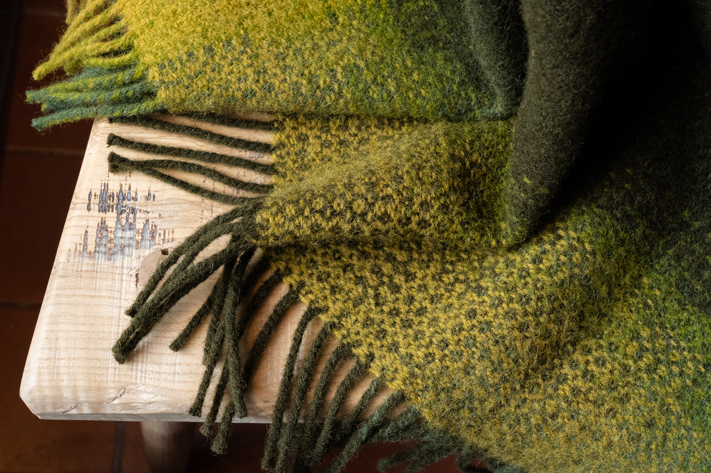 Ellie Dunne | Native Irish Wool Blanket | 40SHADES™ of Green