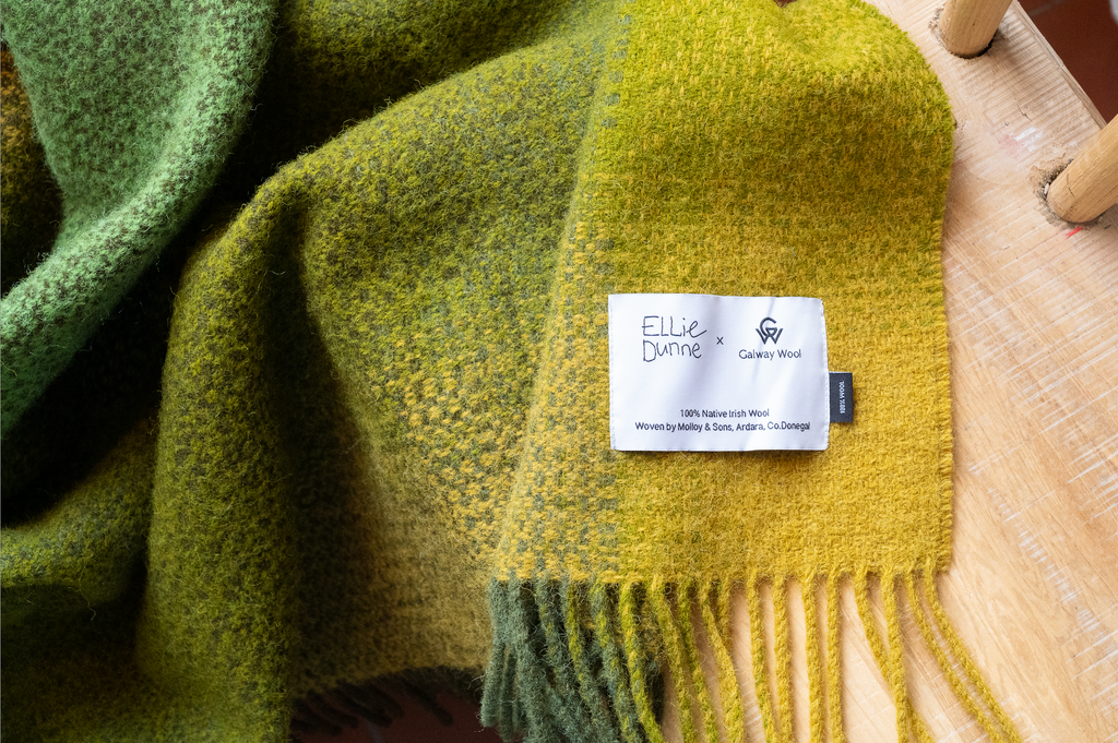 Ellie Dunne | Native Irish Wool Blanket | 40SHADES™ of Green