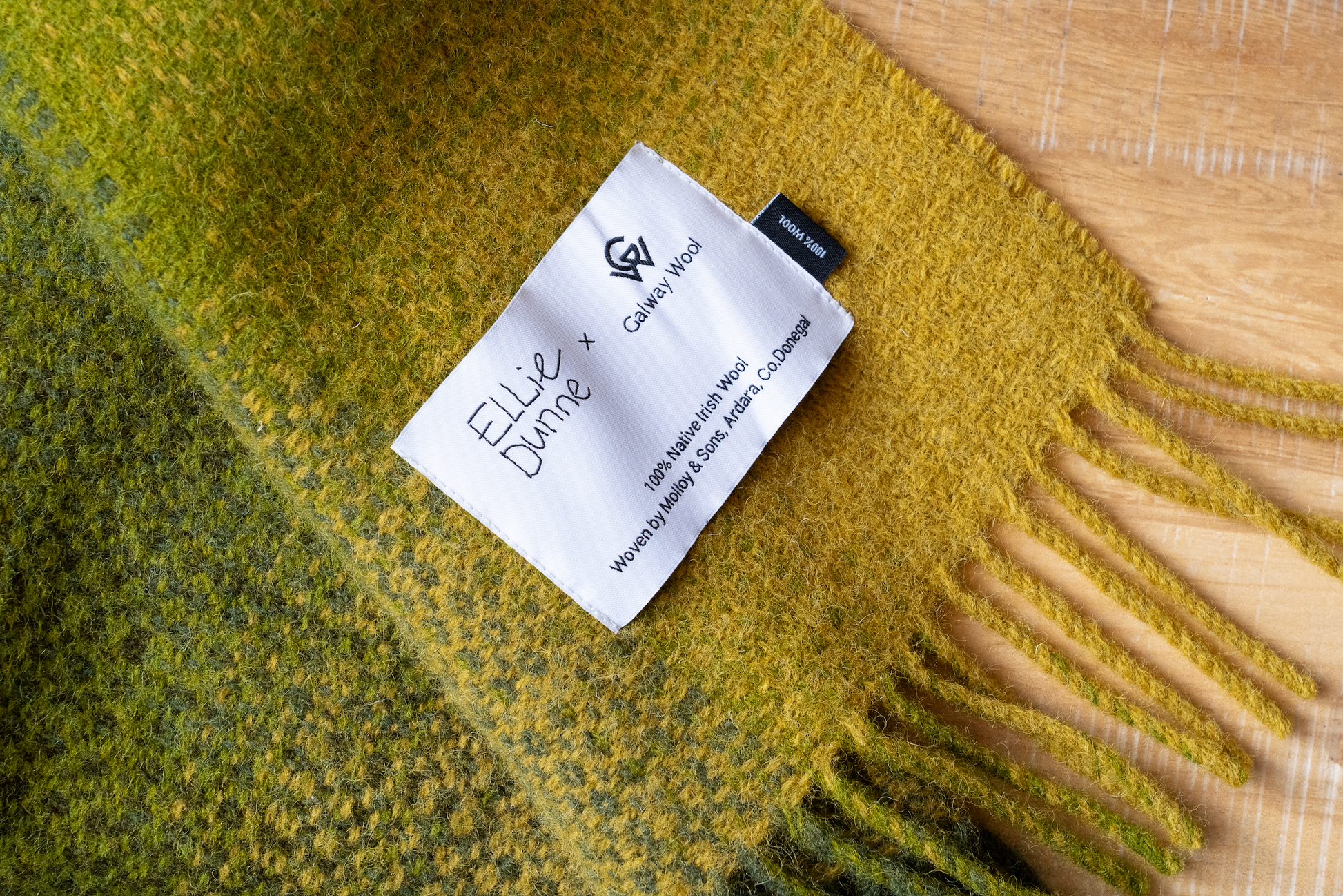 Ellie Dunne | Native Irish Wool Blanket | 40SHADES™ of Green
