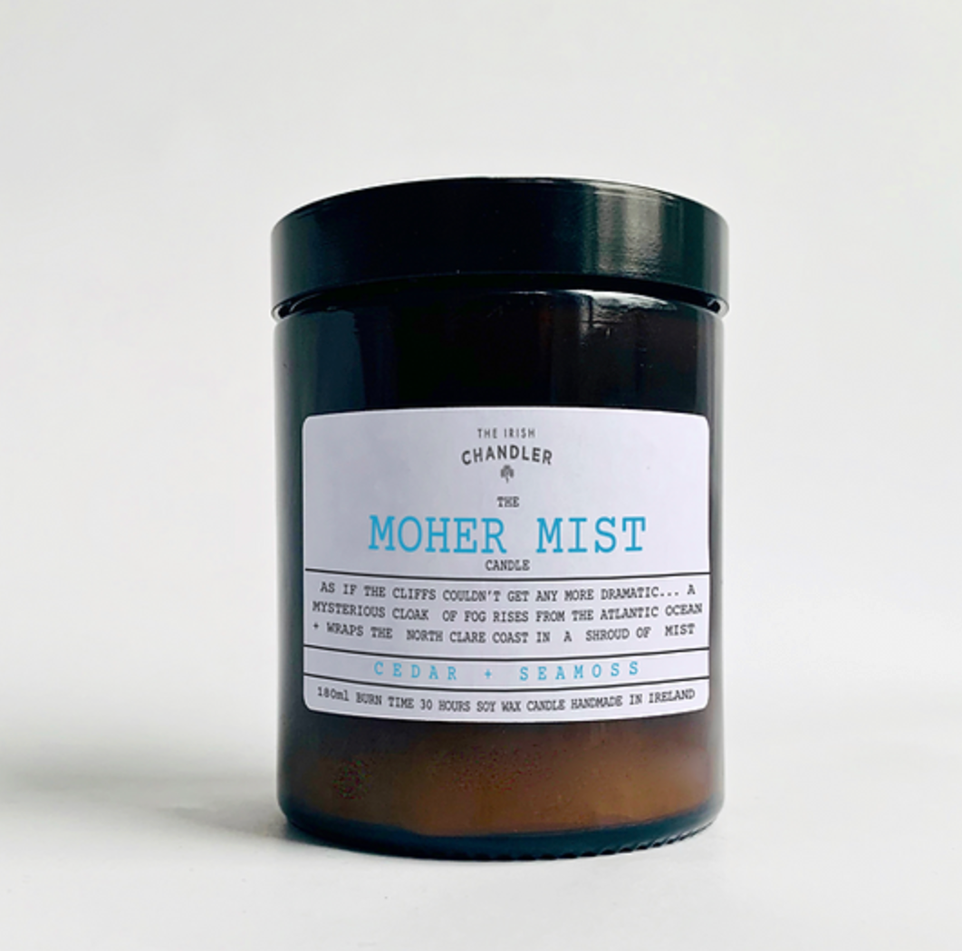 The Irish Chandler | Moher Mist Candle (Cedar and Seamoss)