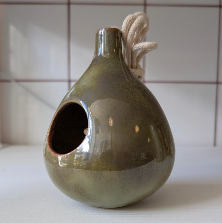 Sprig Studios | Bird Feeder | Green