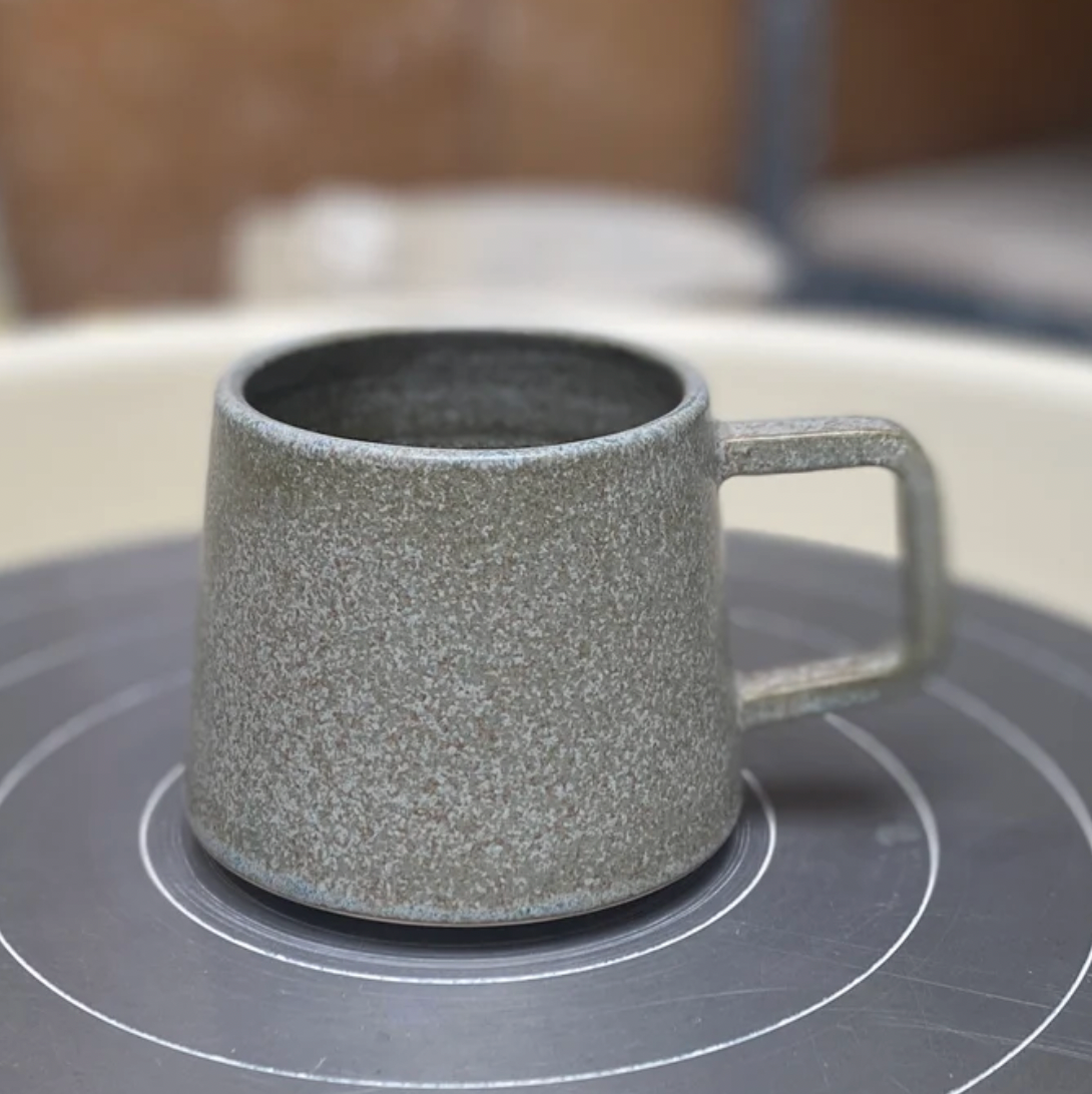 Emily Dillon | Handmade Cup | Sage Green