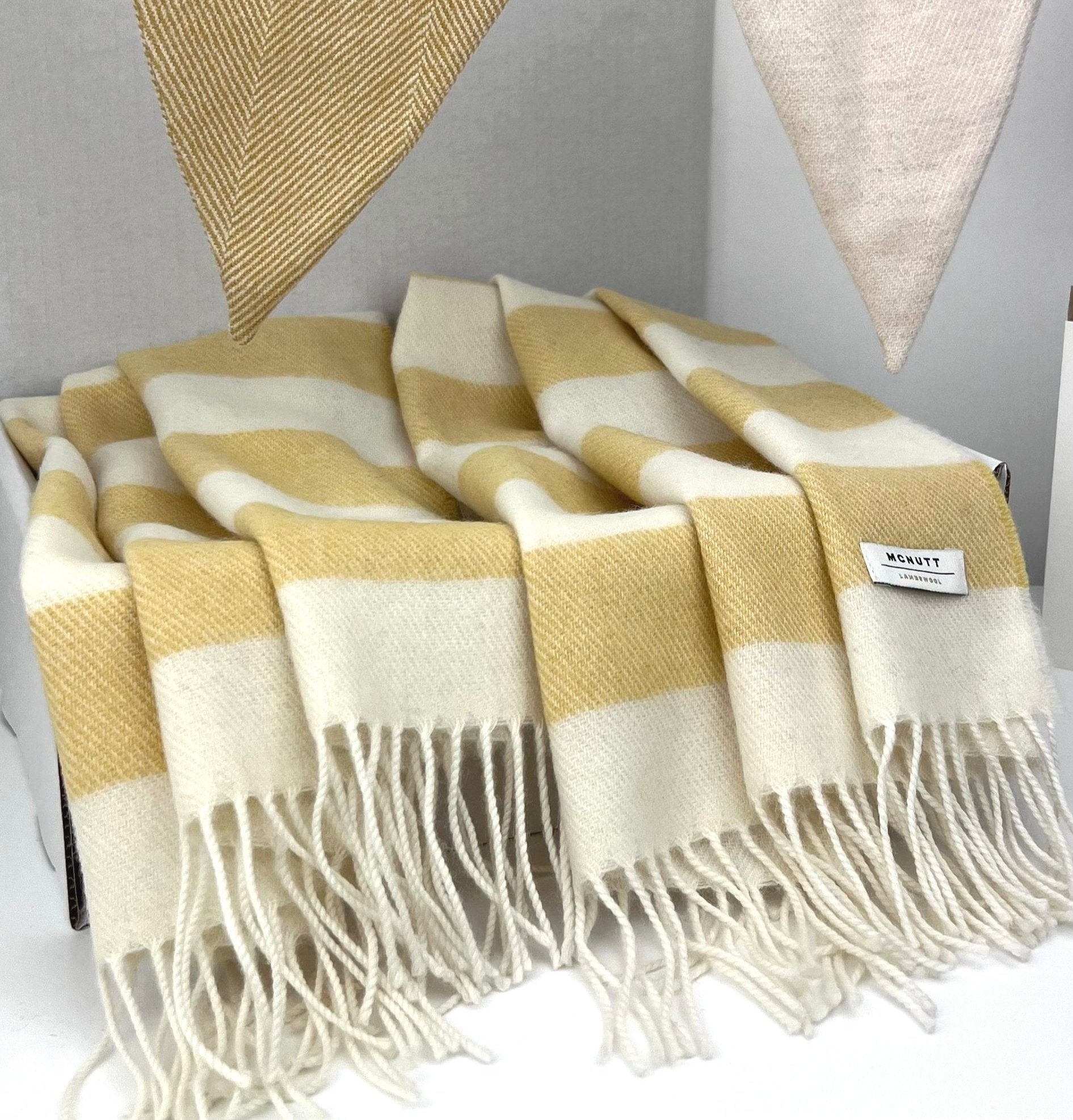 McNutt of Donegal | Merino Lambswool Baby Blanket