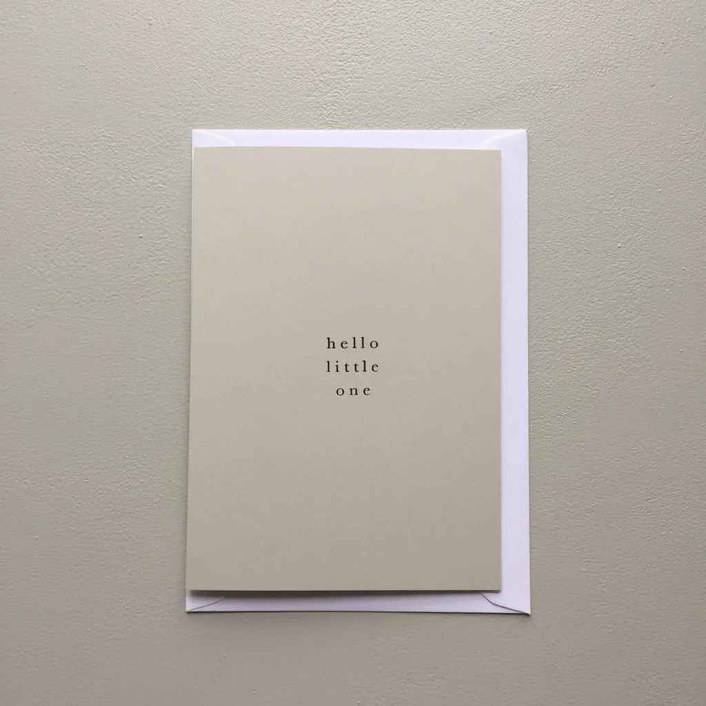 Greeting Card / 'Hello Little One'