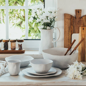 Nature Shape White Bowl (15cm)