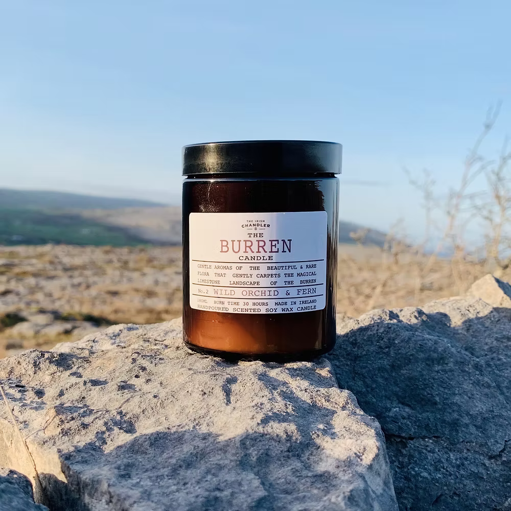 The Irish Chandler | The Burren Candle (Wild Orchid and Fern)