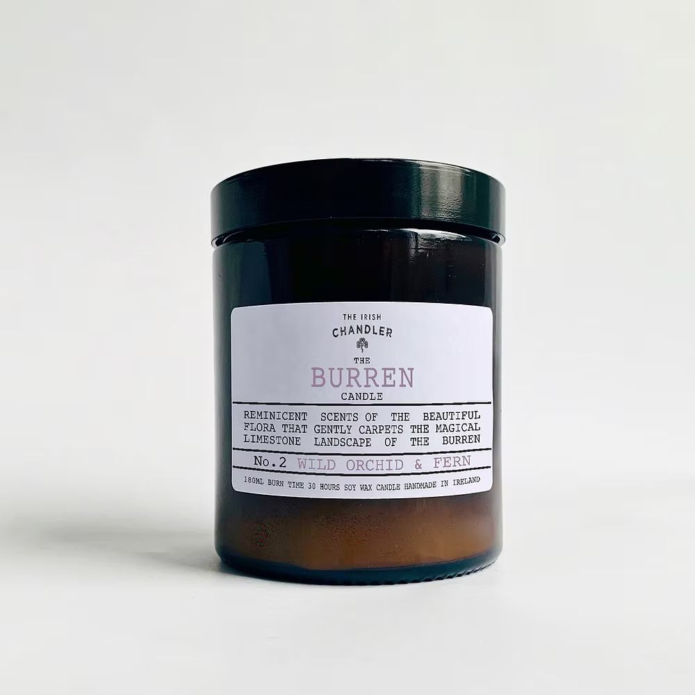 The Irish Chandler | The Burren Candle (Wild Orchid and Fern)