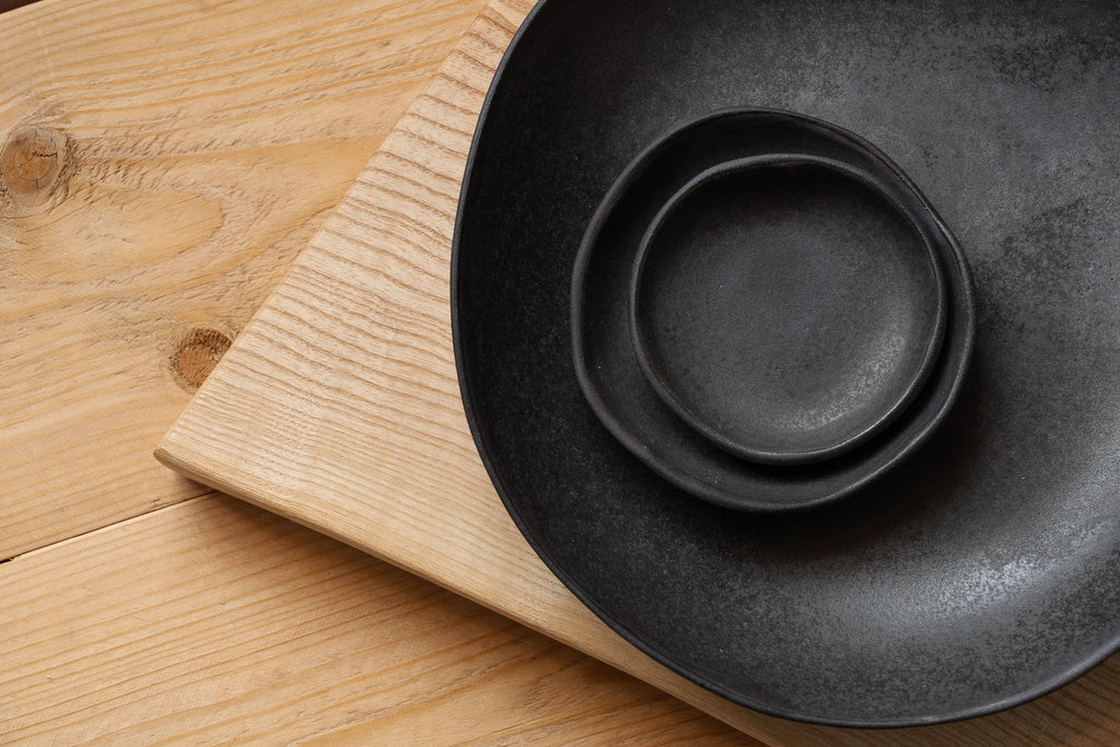 Suze Ceramics | Ring Dish / Tiny Plate | Charcoal