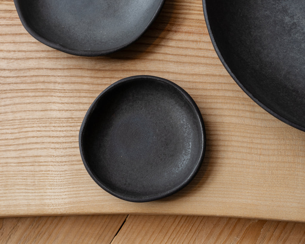 Suze Ceramics | Ring Dish / Tiny Plate | Charcoal