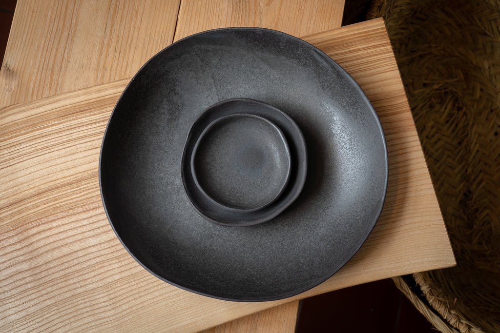 Suze Ceramics | Ring Dish / Tiny Plate | Charcoal
