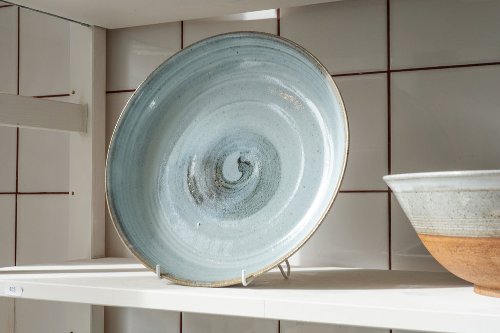 Cloonmore Pottery | Large Serving Dish | Pale Blue