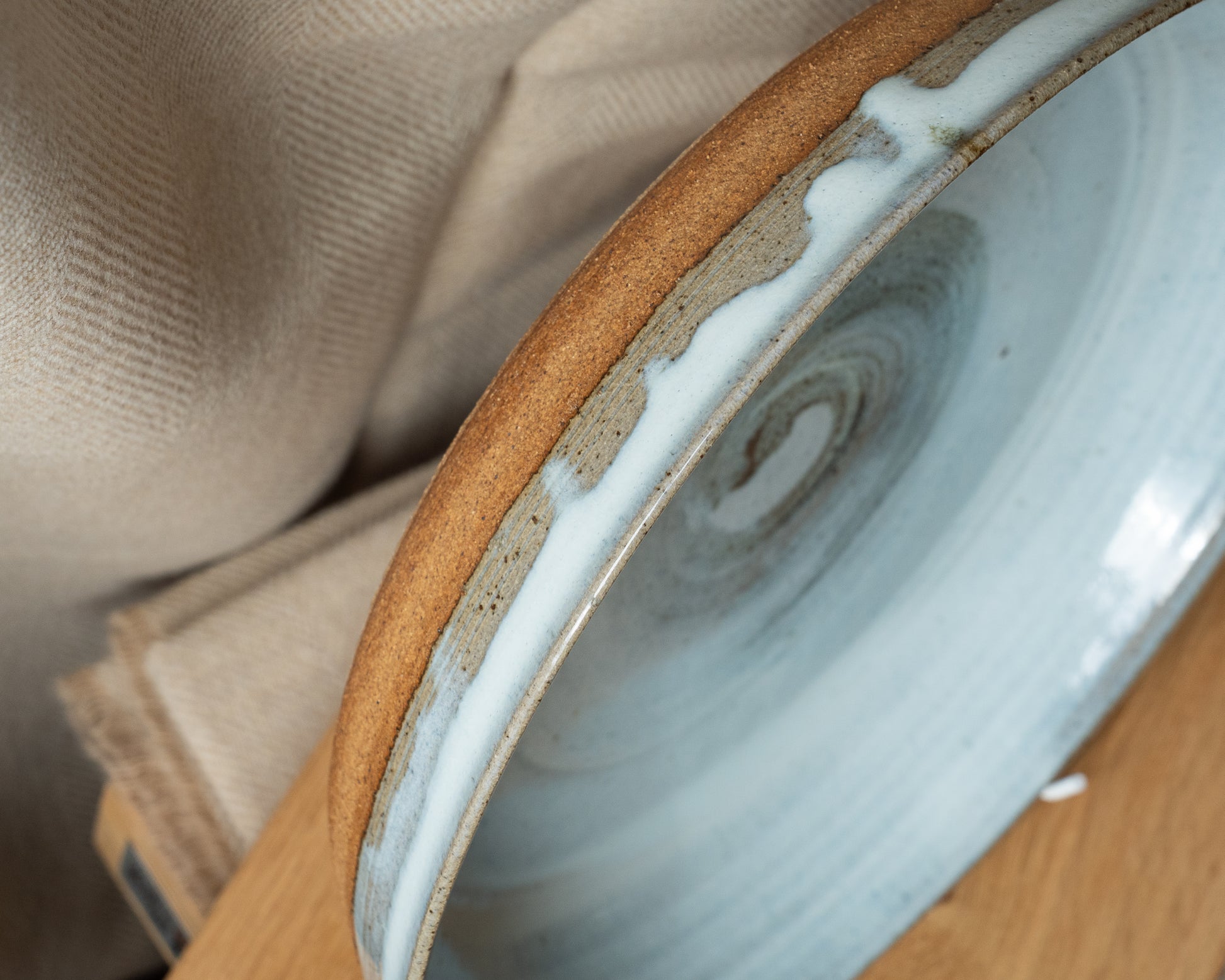 Cloonmore Pottery | Large Serving Dish | Pale Blue