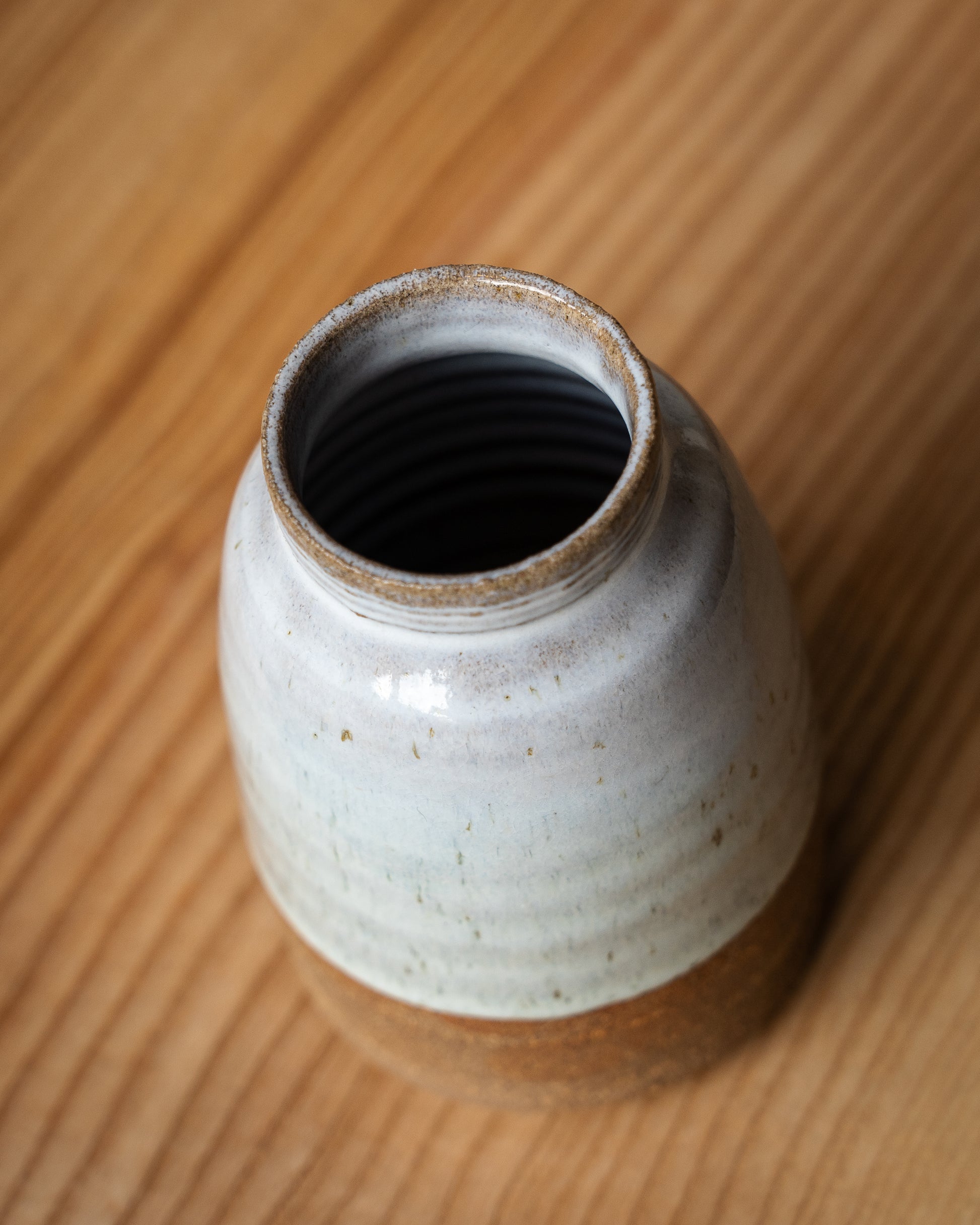 Cloonmore Pottery | Hand-thrown Bud Vase | Off White Flecked