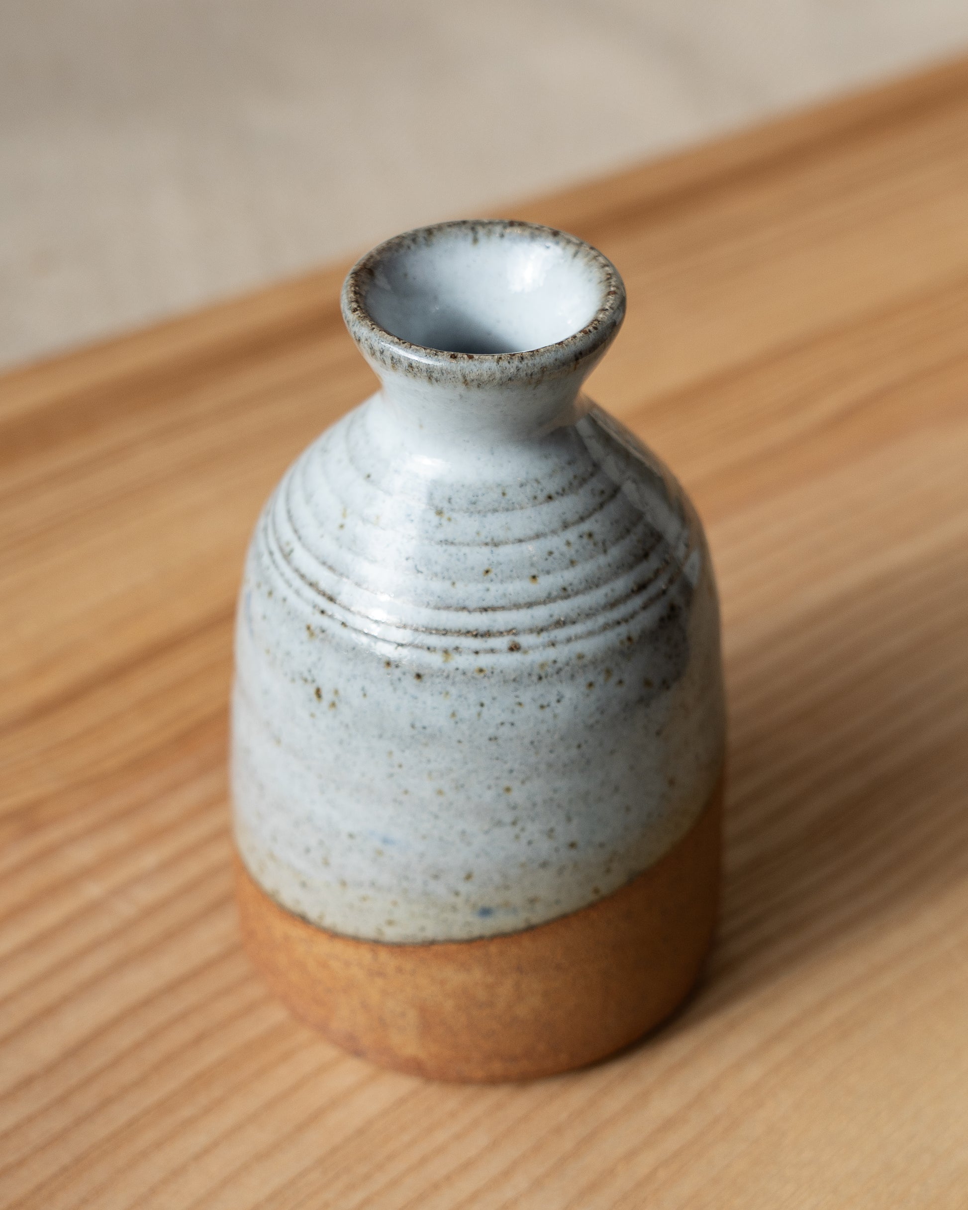 Cloonmore Pottery | Hand-thrown Bud Vase | Off White Flecked