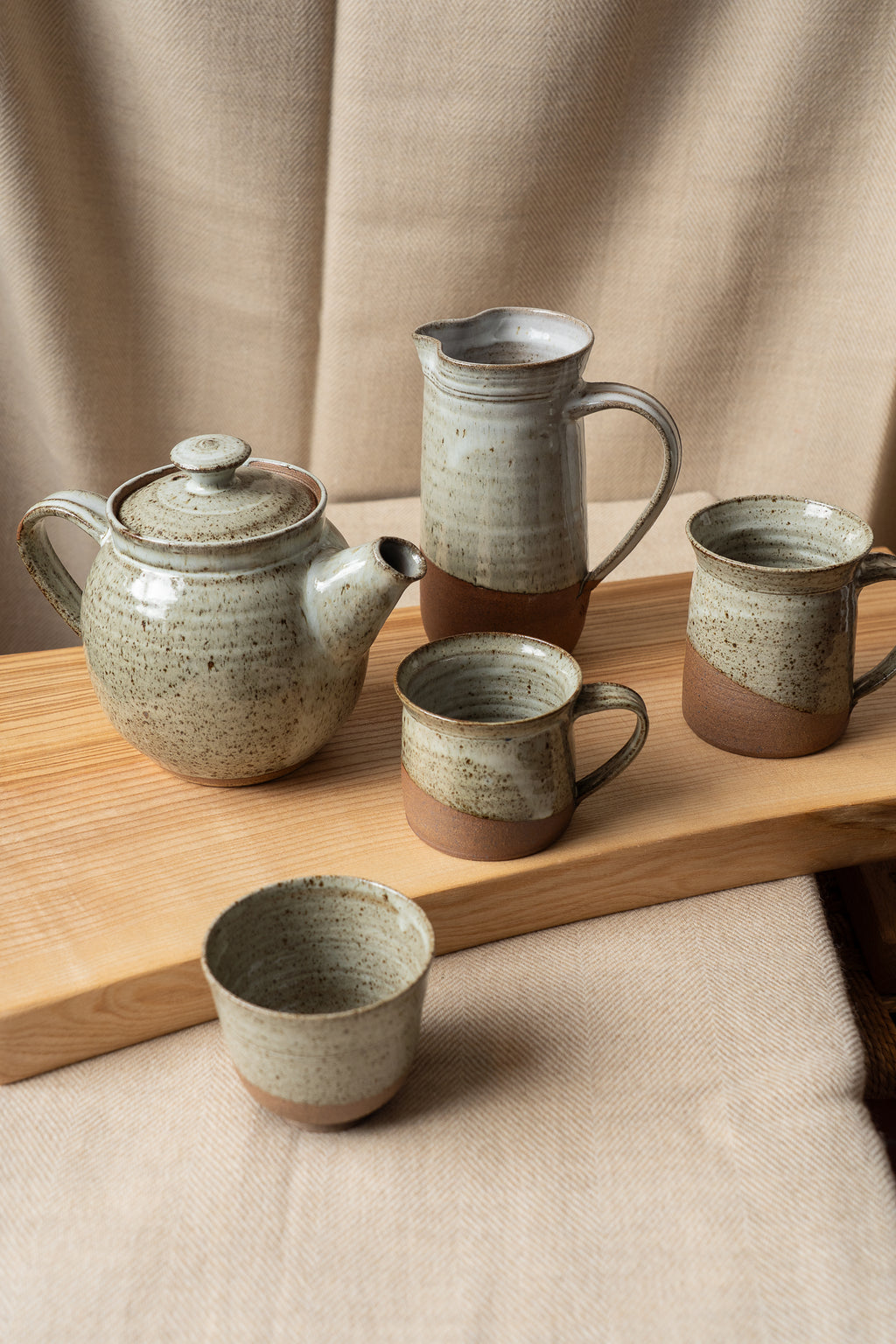 Cloonmore Pottery | Small Hand-thrown Mug | Soft Green
