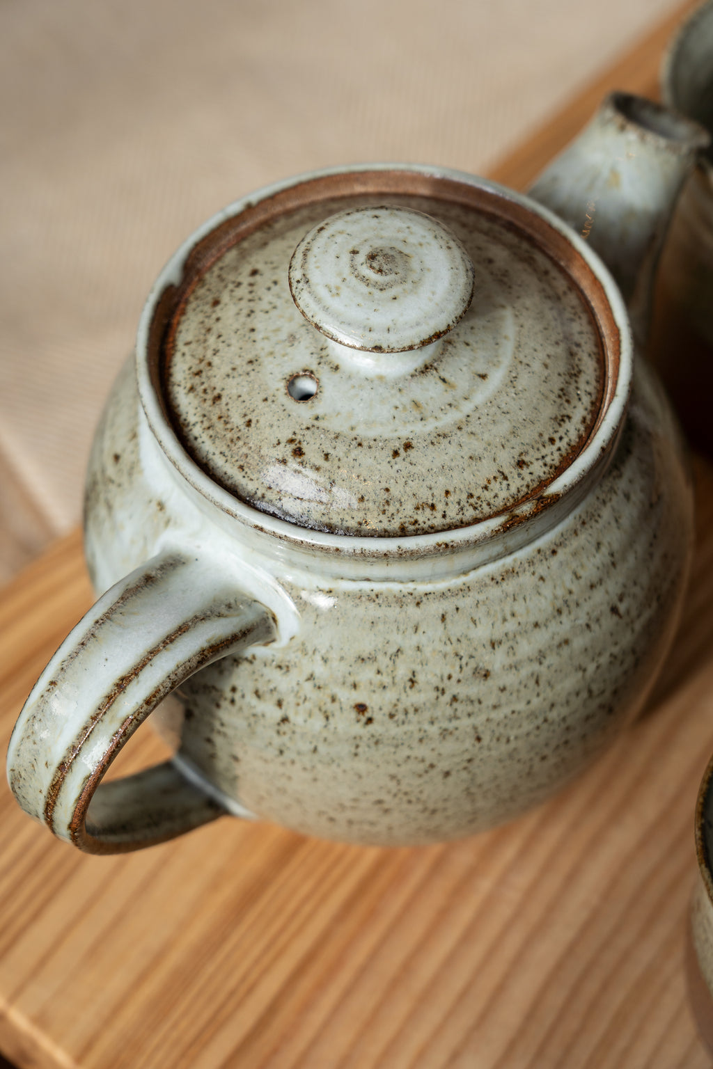 Cloonmore Pottery | Hand-thrown Teapot | Soft Green