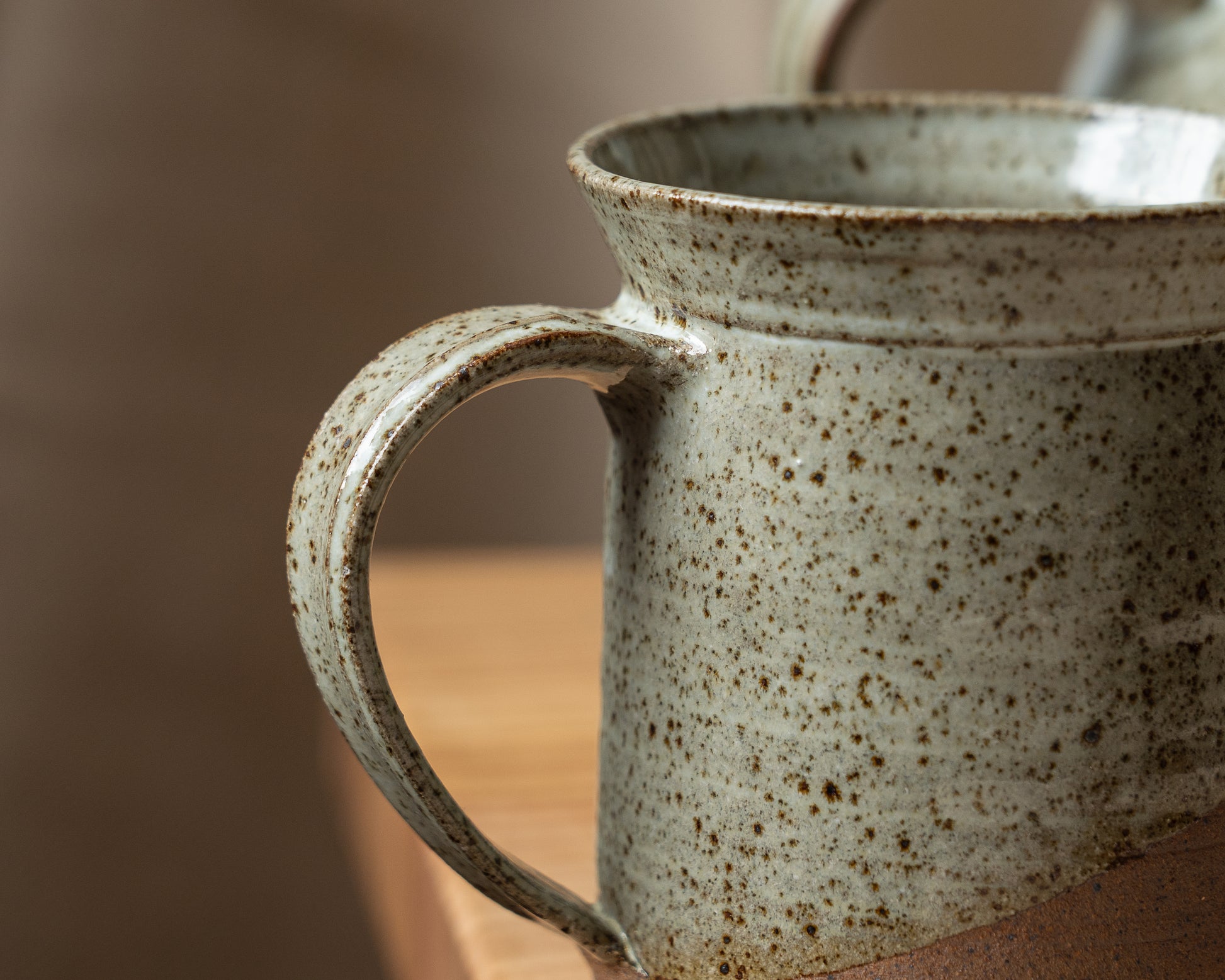 Cloonmore Pottery | Large Hand-thrown Mug | Soft Green