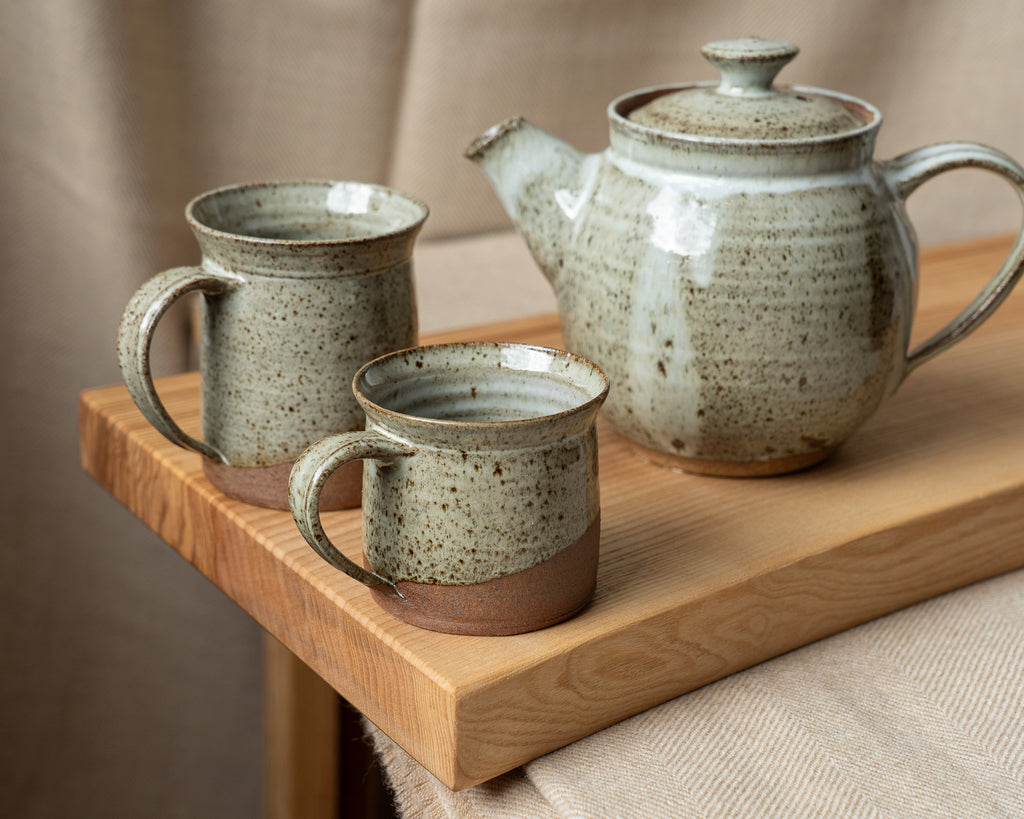 Cloonmore Pottery | Small Hand-thrown Mug | Soft Green