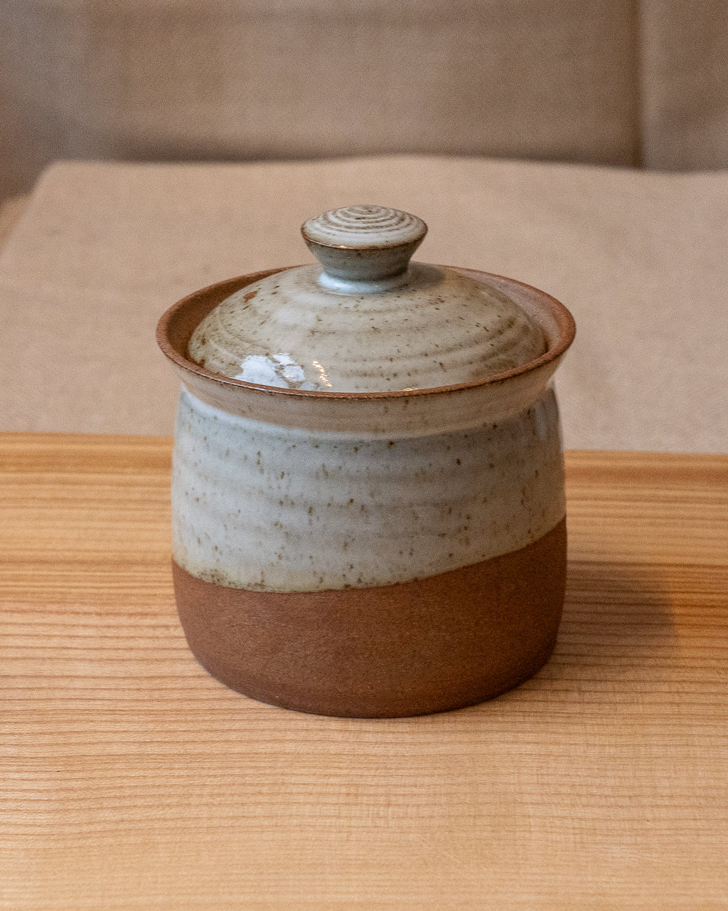 Cloonmore Pottery | Hand-thrown Lidded Pot | Off White