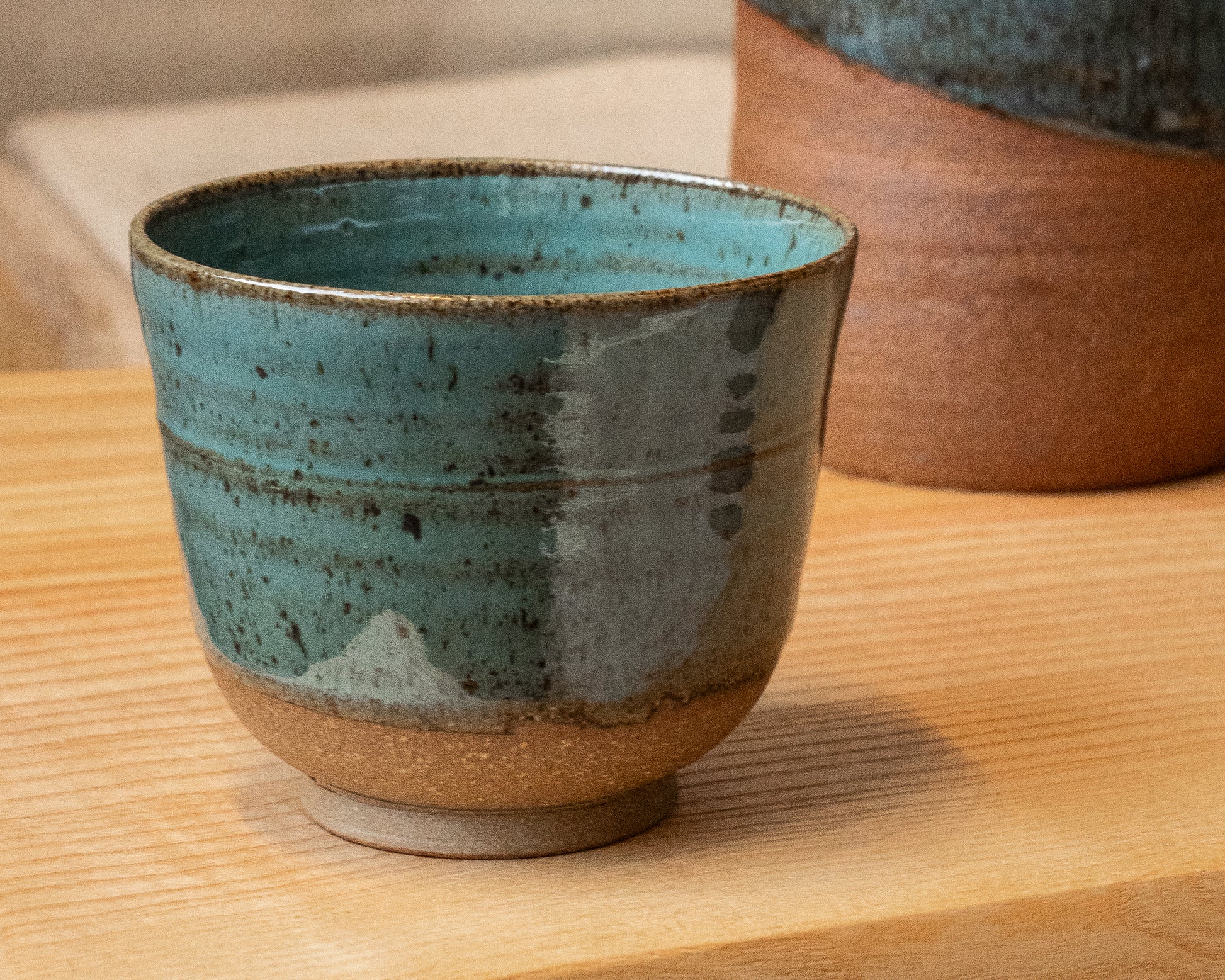 Cloonmore Pottery | Small Hand-thrown Cup | Rich Green
