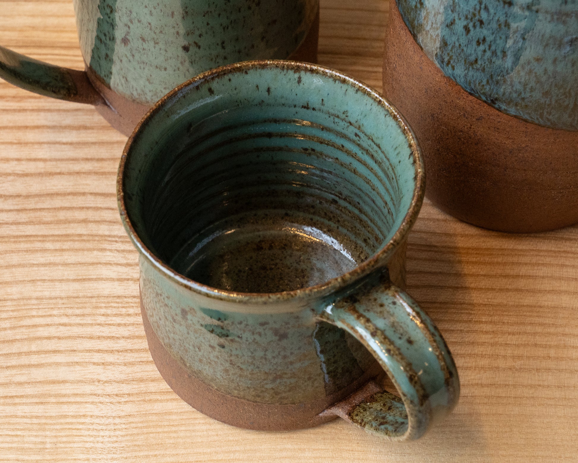 Cloonmore Pottery | Small Hand-thrown Mug | Rich Green