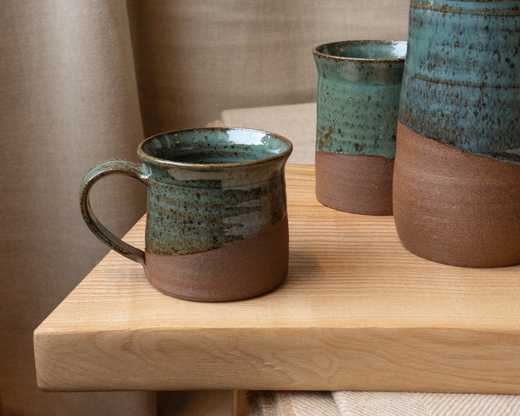 Cloonmore Pottery | Small Hand-thrown Mug | Rich Green