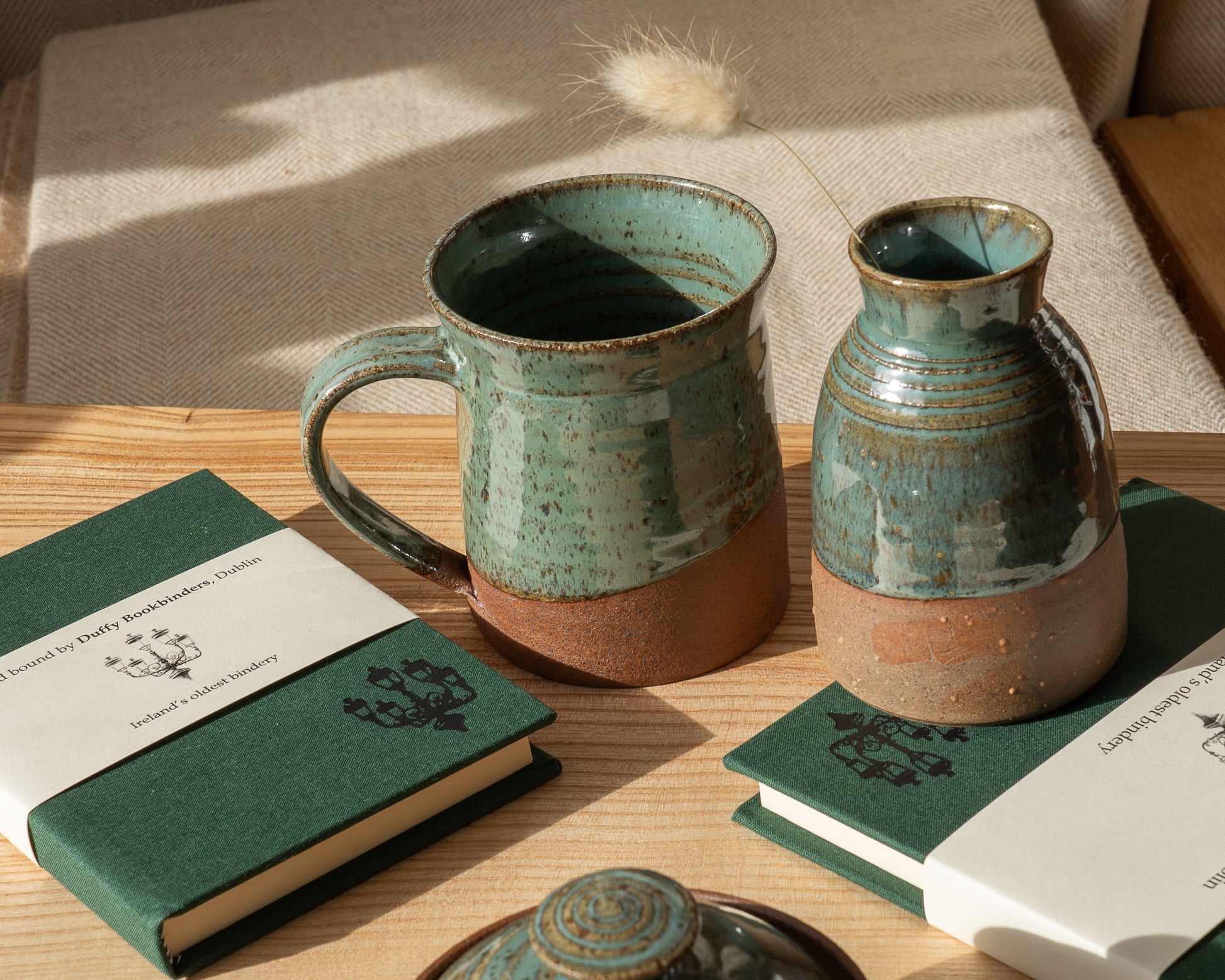 Cloonmore Pottery | Hand-thrown Bud Vase | Rich Green
