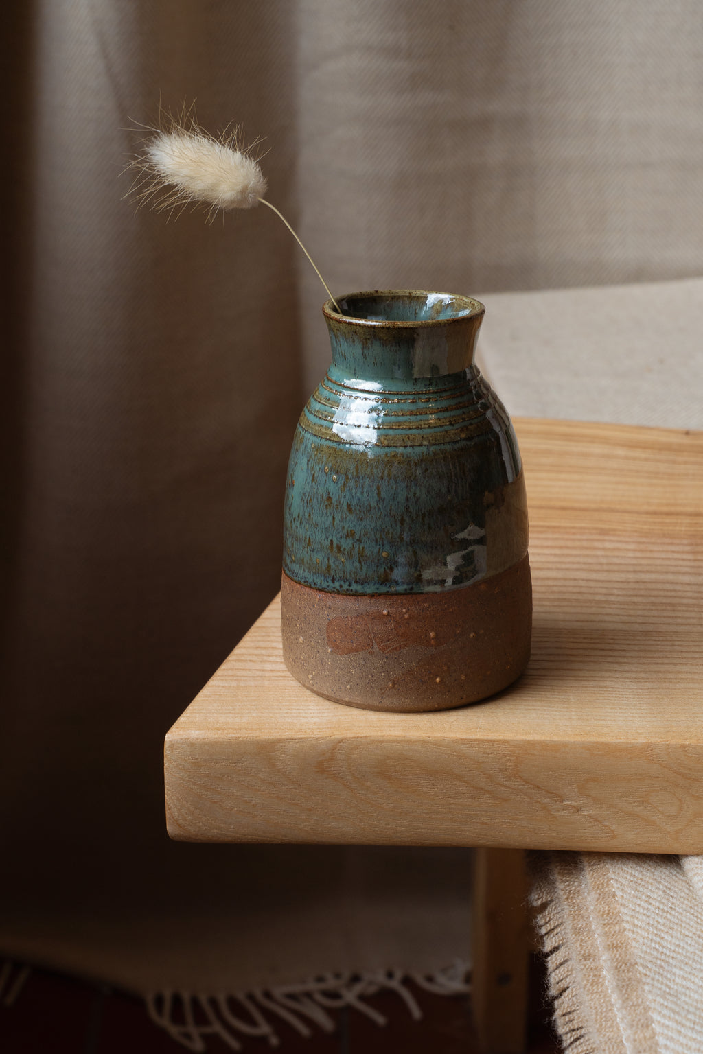 Cloonmore Pottery | Hand-thrown Bud Vase | Rich Green