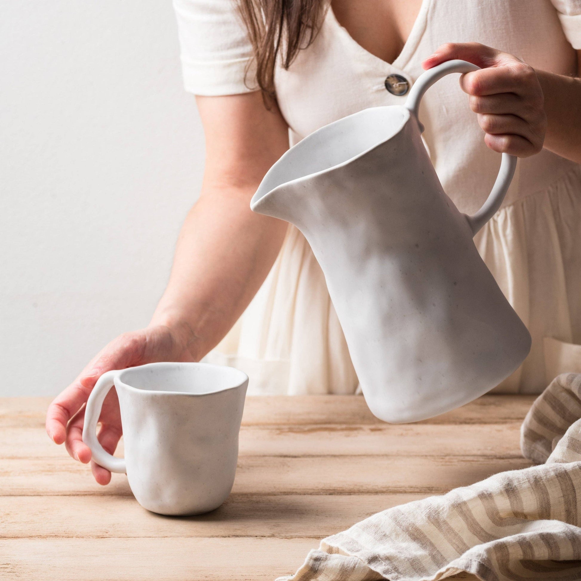 Nature Shape White Mug (300ml)