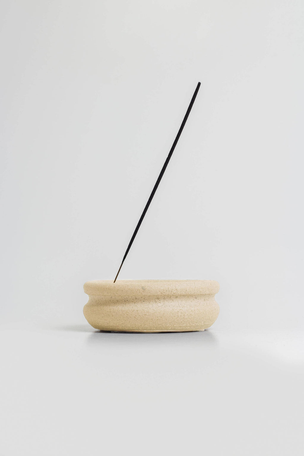 Handmade Ceramic Incense Holder | Textured Sand