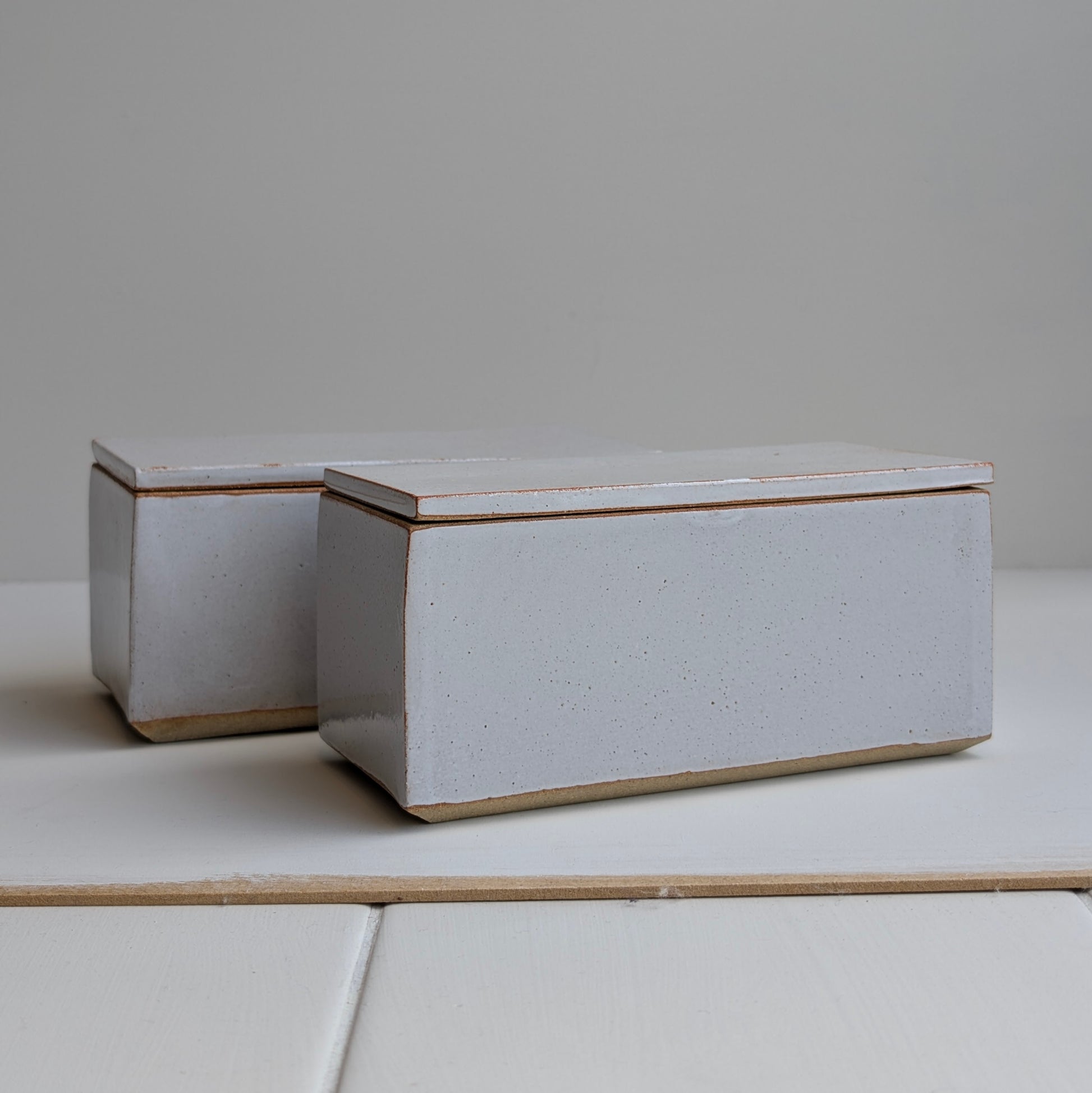 Ballymorris Pottery | Rectangle Butter Dish | White