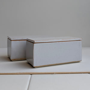 Ballymorris Pottery | Rectangle Butter Dish | White