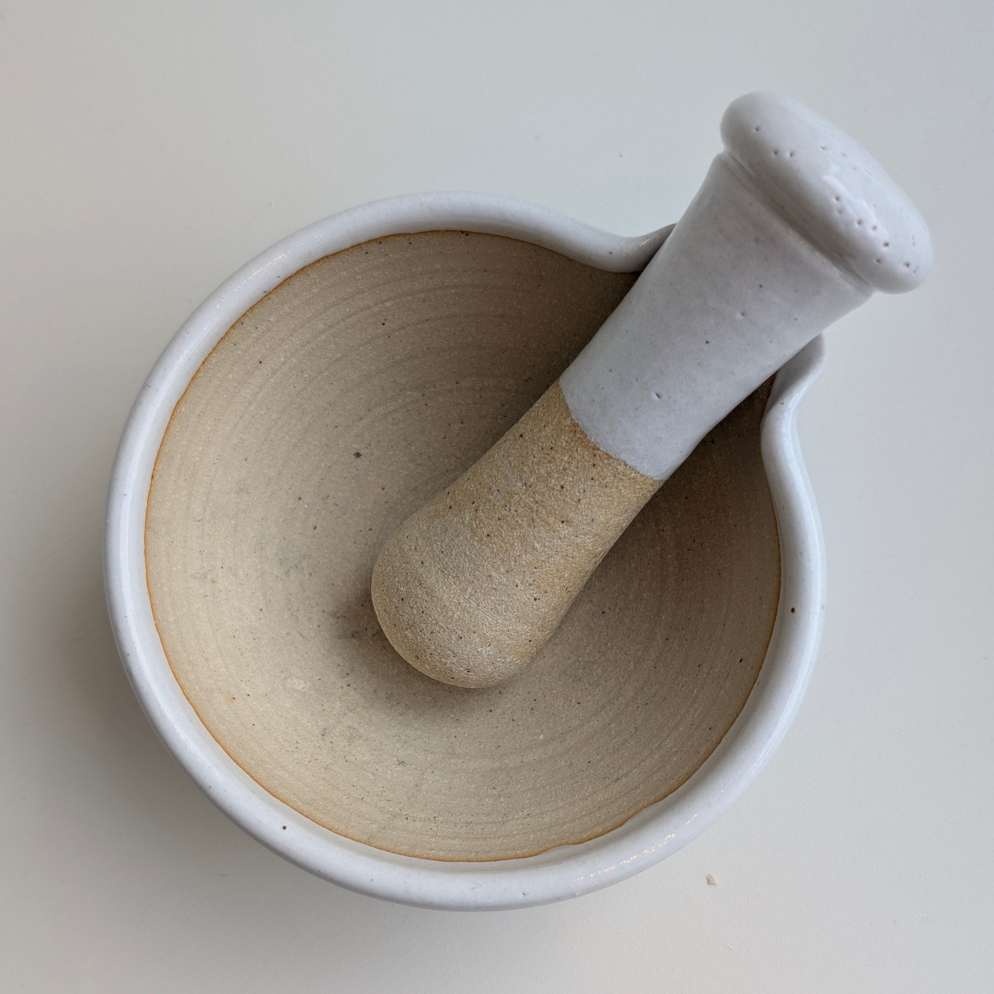 Ballymorris Pottery | Pestle and Mortar | White