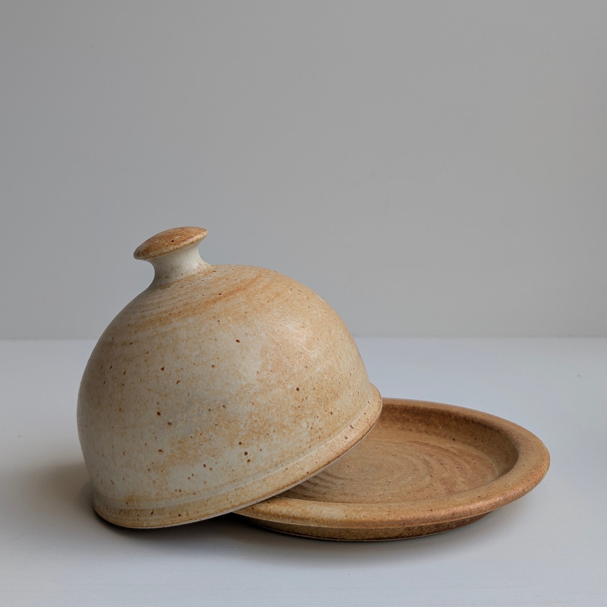 Ballymorris Pottery | Butter Dish | Rustic Tan